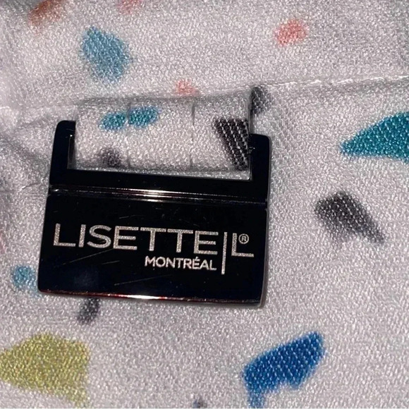 LISETTE L Montreal Ankle Pants Paint Spattered Size 8 Tummy Control - Picture 5 of 9